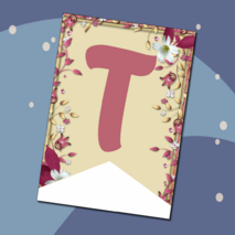 Праздничное оформление к 8 марта. Растяжка-гирлянда