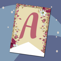 Праздничное оформление к 8 марта. Растяжка-гирлянда