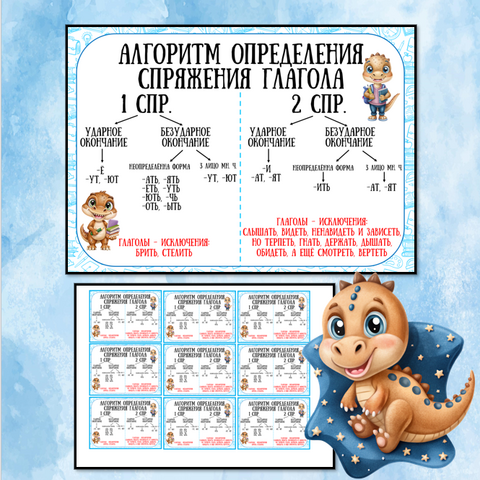 Памятка + вклейка 