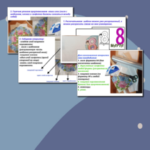 Изготовление открытки ко Дню 8 Марта. Мастер-класс.