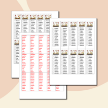 Алфавитный порядок.