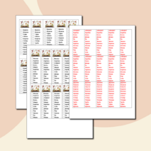 Алфавитный порядок.