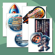 Оформление доски День космонавтики