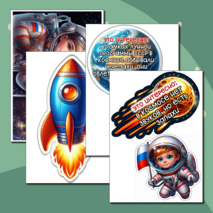 Оформление доски День космонавтики