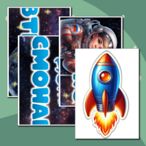 Оформление доски День космонавтики