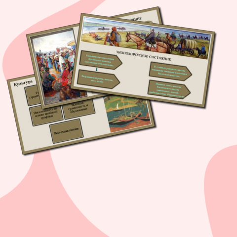 Презентация Государства Поволжья, Северного Причерноморья, Сибири в середине 16 в.