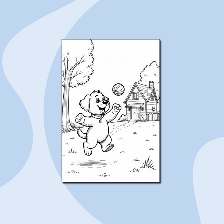 Милый осьминог – несложная раскраска – детские раскраски распечатать ...