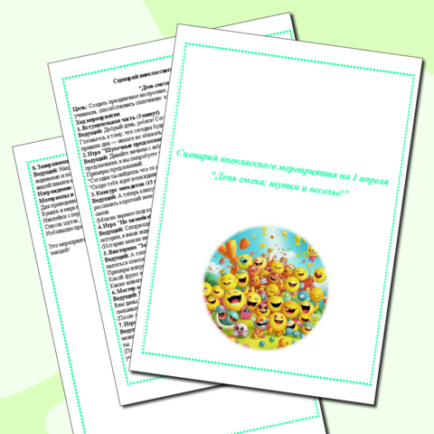 Сценарий внеклассного мероприятия 