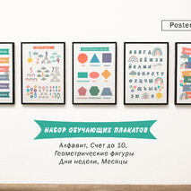 Набор обучающих плакатов