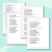 Сборник упражнений по разделительным вопросам (tag questions)