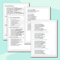 Сборник упражнений по разделительным вопросам (tag questions)