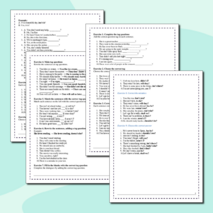 Сборник упражнений по разделительным вопросам (tag questions)