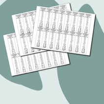 Карточки - вклейки 