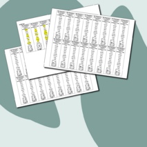 Карточки - вклейки 