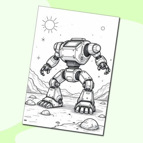 «Призрачная база» – постапокалиптическая раскраска