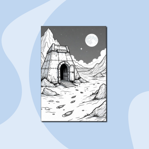 Раскраска. Призрачная база