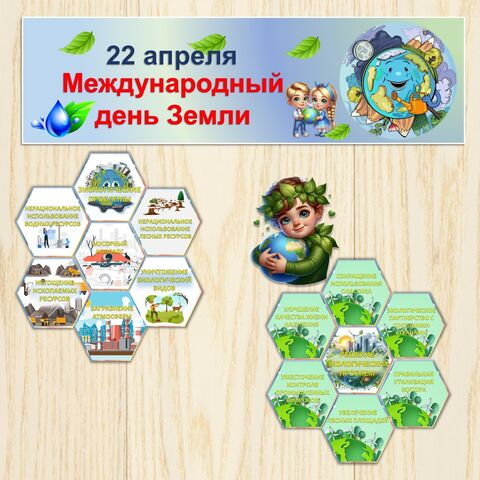 Оформление «Международный день Земли. 22 апреля. Разговоры о важном»