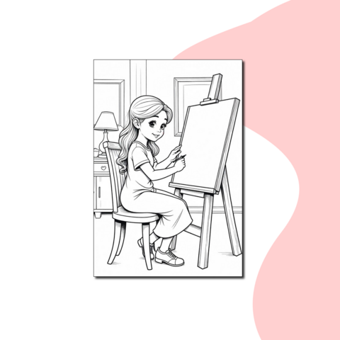 Художественный мастер-класс. Раскраска