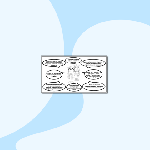 Плакат "Права ребёнка в образовательном учреждении"