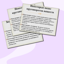 Круговороты веществ в природе