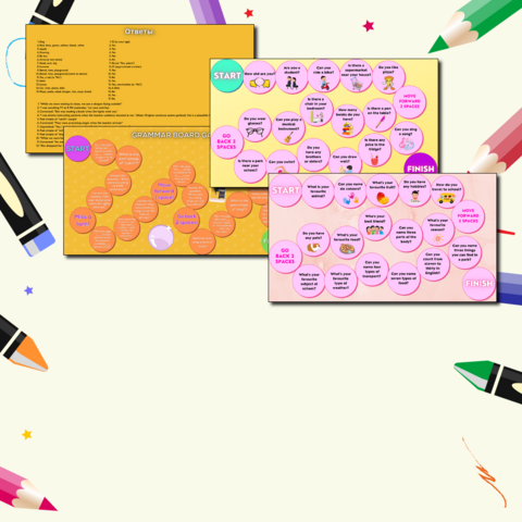 Настольные игры для говорения и грамматики на уроках английского языка