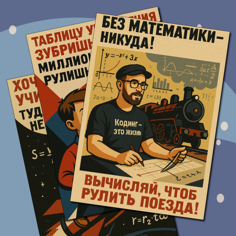 Плакаты для оформления кабинета математики (часть 1)