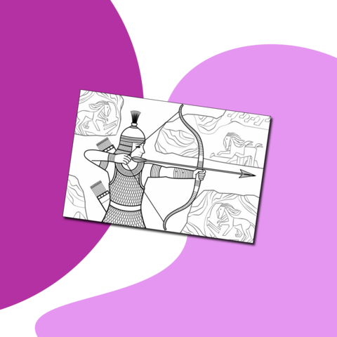 Лучник – боевая раскраска