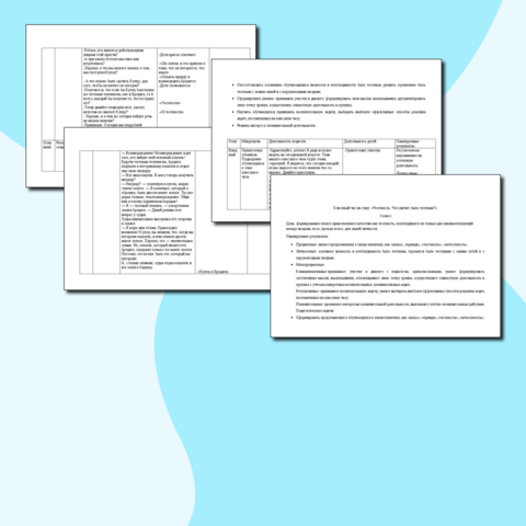 Конспект классного часа на тему 