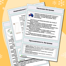 Памятка по предмету «География» на тему «Австралия и Океания»