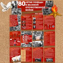 Оформление «80-летие Победы в Великой Отечественной войне» (Разговоры о важном)
