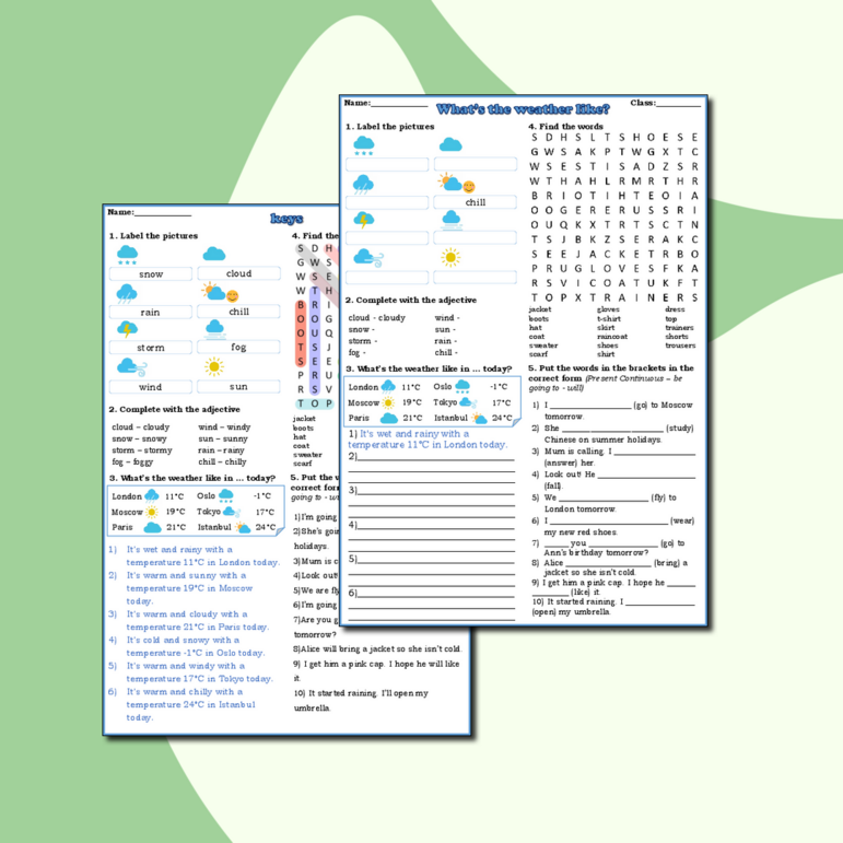 Презентация Spotlight 6 Module 10b "What`s the weather like today?"