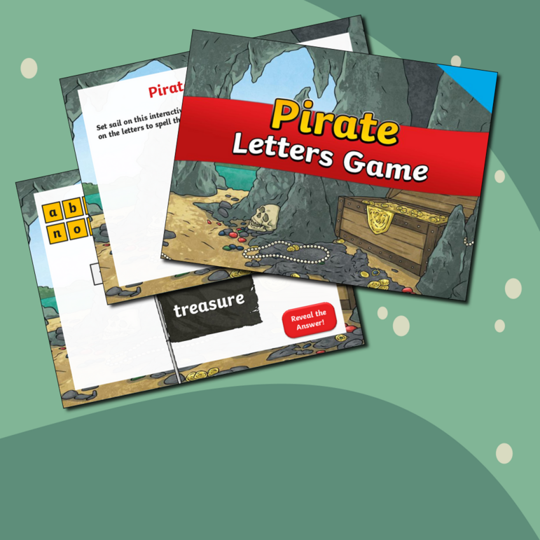 Презентация по теме "Pirate letter game"
