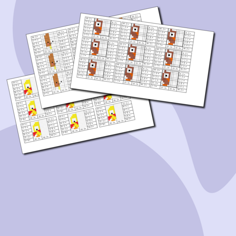 Карточки-вклейки по математике для 2 класса 