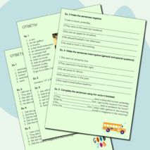 Рабочий лист Spotlight 5 Module 9|Vocabulary (It`s great!)|Grammar ...