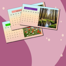 Фото календарь Природа