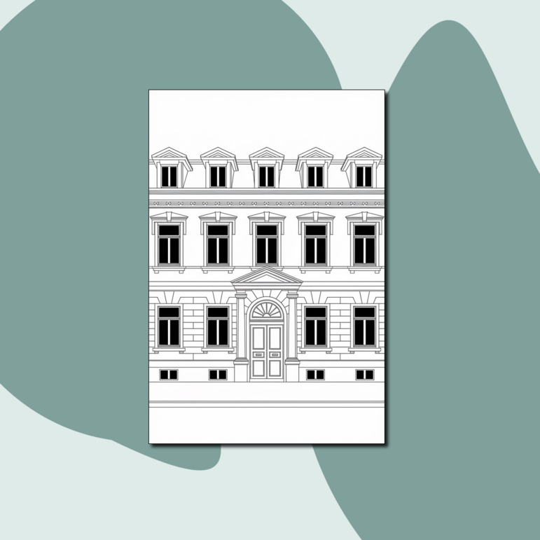 Классицизм – раскраска для расслабления – детская раскраска ...