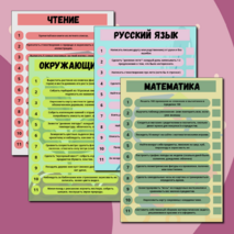 Чек-лист «Список дел на лето» для начальной школы