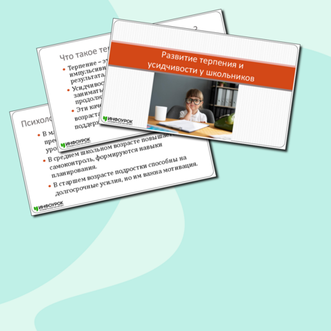 Презентация «Развитие терпения и усидчивости у школьников»