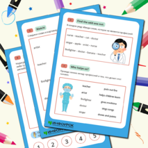 Методическая разработка по теме «Professions/Профессии» для 3-4 класса.