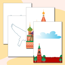 Оформление окон «День России - 12 июня». Акция «Окна России».