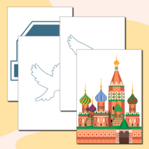 Оформление окон «День России - 12 июня». Акция «Окна России».