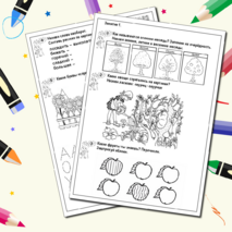 Рабочие листы для подготовительного класса. Развитие речи