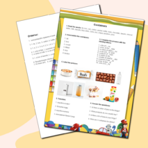 Рабочий лист по теме Containers на урок английского языка