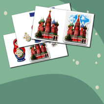 Шаблоны поделок (аппликации) ко Дню России (12 июня)