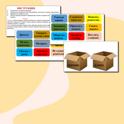 Дидактическая игра "Хорошо или плохо?"