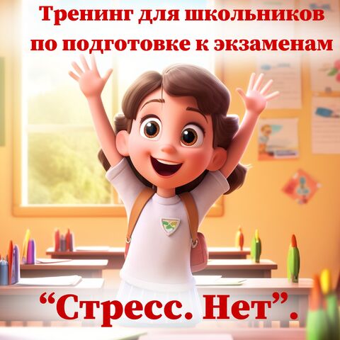 Тренинг для школьников по подготовке к экзаменам “Стресс. Нет”.