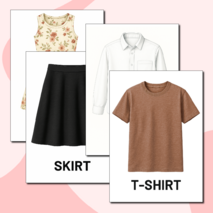 Флешкарты по английскому языку на тему «Одежда» (Clothes)