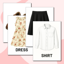 Флешкарты по английскому языку на тему «Одежда» (Clothes)