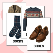 Флешкарты по английскому языку на тему «Одежда» (Clothes)