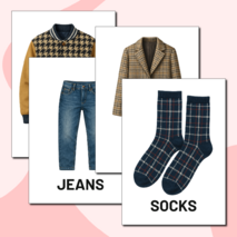 Флешкарты по английскому языку на тему «Одежда» (Clothes)